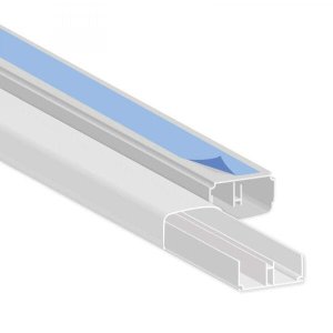 Canaleta de PVC FIta Dupla Face 2cmx1cmx200cm Polifort
