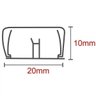 Canaleta de PVC FIta Dupla Face 2cmx1cmx200cm Polifort - 2