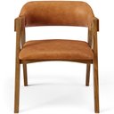 Ver imagem 3 de Kit 4 Cadeiras Sala de Jantar Estar Living Estofada Suran L02 Couríssimo Canela - Gtdnexxus