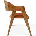 Ver imagem 6 de Kit 4 Cadeiras Sala de Jantar Estar Living Estofada Suran L02 Couríssimo Canela - Gtdnexxus