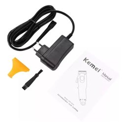 Máquina Cortar Cabelo Profissional sem Fio Kemei Km-2600 Nfe - 5