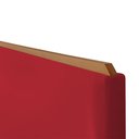 Ver imagem 3 de Cabeceira Cama Box King 1,93m Estofada Detalhe em Madeira Java Veludo Vermelho