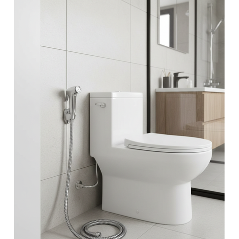 Ducha Higiênica Completa C/ Gatilho Registro 1/4 Volta Fc-51