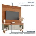 Ver mais imagens de Rack com Painel para TV 65 Polegadas Ripado MDF 160x195cm Madri
