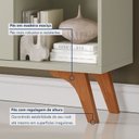 Ver imagem 6 de Rack com Painel para TV 65 Polegadas Ripado MDF 160x195cm Madri