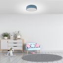 Ver imagem 2 de Luminária Plafon Moon Peq 30cm 2 Lamp E27 Azul New - 1106 Peq Anw