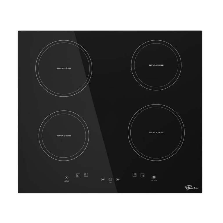 Cooktop Fischer 4 Bocas por Indução Mesa Vitroceramica Touch
