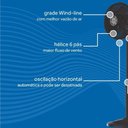 Ver imagem 4 de Ventilador de Coluna Turbo 6 Pás 40cm Preto 110 Volts Premium - 3850 - Ventisol Ventilador Osc Colun