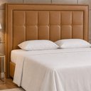 Ver imagem 1 de Cabeceira para Cama Box Casal 140cm Wellbe Courino Caramelo - Sallar Home