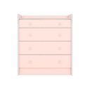 Ver imagem 2 de Cômoda com Trocador 4 Gavetas Mdf Doce Sonho: Rosa