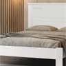 Cama de Casal com Estrado Reforçado com Colchão Branco Zuke Shop Jm - 2