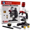 Ver imagem 1 de Kit Microscopio Estudantil Aumento 100x 400x 1200X LED com Acessorios Laboratorio Infantil