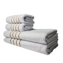 Ver imagem 1 de Kit 4 Toalhas 2 Banho 2 Rosto Montreal 100% Algodão Branco