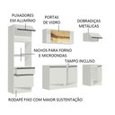Ver imagem 5 de Armário de Cozinha Completa 240cm Branco Diamante Madesa