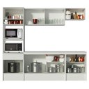 Ver imagem 6 de Armário de Cozinha Completa 240cm Branco Diamante Madesa