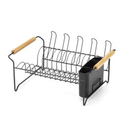 Escorredor Black Eco Design com Porta Copos e Talheres - 1
