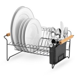 Escorredor Black Eco Design com Porta Copos e Talheres - 2