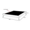 Base Cama Box Queen Casal Japonesa 160cm em Veludo Preto - 3