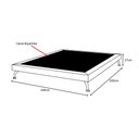 Ver imagem 3 de Base Cama Box Queen Casal Japonesa 160cm em Veludo Preto