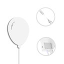 Ver imagem 3 de Luminária Abajur Parede Arandela Madeira Balão G9 30cm Bebê:Branco