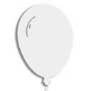 Ver imagem 1 de Luminária Abajur Parede Arandela Madeira Balão G9 30cm Bebê:Branco