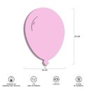 Ver imagem 5 de Luminária Abajur Parede Arandela Madeira Balão G9 30cm Bebê:rosa Claro