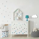 Ver imagem 2 de Luminária Abajur Parede Nuvem B Madeira G9 30cm Decoração:Branco