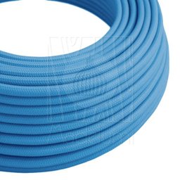 Cabo Elétrico Revestido Tecido Encapado 10 Metros Cor Azul - 1