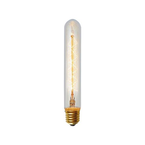 Lâmpada Filamento Carbono Blumenox T30-185 Retro E27 Âmbar 110v
