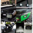 Ver mais imagens de Farol de Milha Universal Quadrado 6 Leds 18w Guincho Carro Moto Maquina Trator C/ 2 Modos - Strobo/p