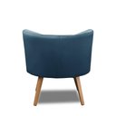 Ver imagem 3 de Kit 2 Poltronas para Sala Decorativa Bela Suede Azul Rover & Beato
