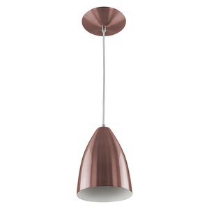 Lustre Pendente Vegas Premium Gourmet em Aluminio Gold Rose
