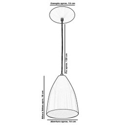 Lustre Pendente Vegas Premium Gourmet em Aluminio Gold Rose - 4