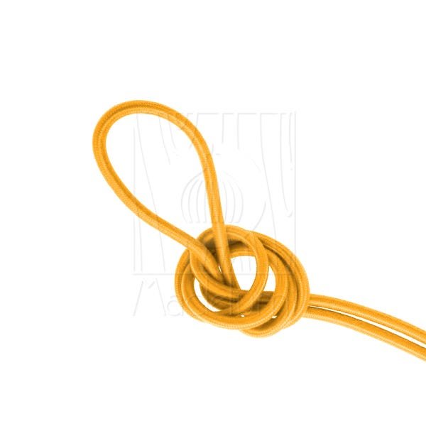 Cabo Elétrico Revestido Tecido Encapado 10 Metros Cor Amarelo - 3