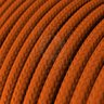 Cabo Elétrico Revestido Tecido Encapado 5 Metros Cor Laranja - 4