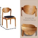 Ver imagem 3 de Sala de Jantar Mesa Ballare 135cm Tampo Laminado Redondo com 4 Cadeiras Solaris Gold