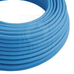 Cabo Elétrico Revestido Tecido Encapado 5 Metros Cor Azul - 3