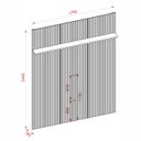 Ver imagem 2 de Painel Ripado New Interlagos 180cm Eras 464 Madetec
