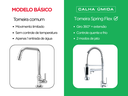 Ver imagem 3 de Torneira Gourmet Flexível Cromada Misturador Quente e Frio para Cozinha