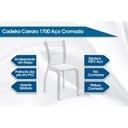 Ver imagem 2 de Cadeira de Cozinha 1700 Kit 6 Un Preto/Courano Preto - Carraro