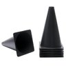 Kit 5 Cones Preto Circuito Liso Treino Agilidade Funcional - 3