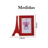 Porta retrato plástico foto vermelho Torre Paris 10x15 3 un - 2