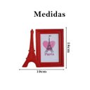 Ver imagem 2 de Porta Retrato Plástico Foto Vermelho Torre Paris 10x15 3 Un