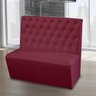 Sofá Canto Alemão Ana Bela 2 lugares - Vermelho Escuro - 2