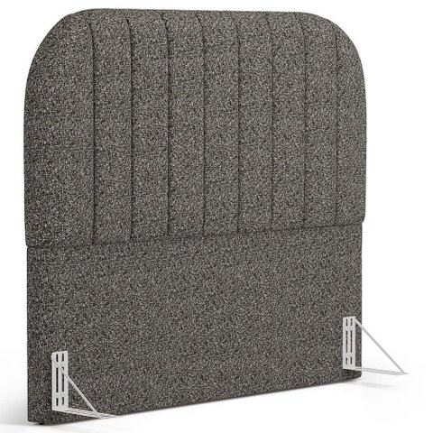 Cabeceira Cama Box Queen Estofada Orgânica 160cm Alice W01 Linho Mescla - Lyam Decor