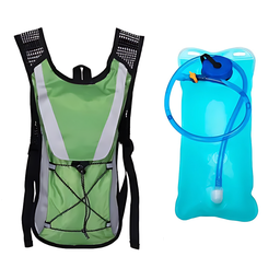 Mochila de Hidratação com Refil 2 Litros Água Térmica:verde/2 Litros - 2