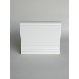 Rodapé de Sobrepor Classic (pacote com 4un) 15cm Branco Mdf - Santa Rita Reveste - 5
