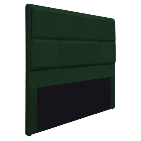Cabeceira Queen 160 Cm Cama Box Suede Verde