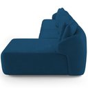Ver imagem 7 de Sofá 5 Lugares com Chaise Direito Sala Living 388cm Arlo F04 Veludo Azul Marinho - Lyam Decor