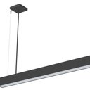 Ver imagem 3 de Lustre Pendente Taschibra Vetor Linear Led 20w Bivolt Preta 4000k Luz Neutra